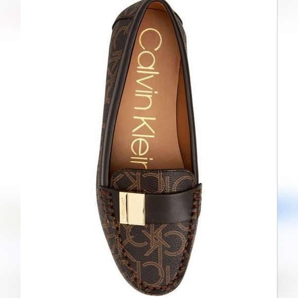Calvin Klein Lisa Monogram Loafers - Picture 3 of 6